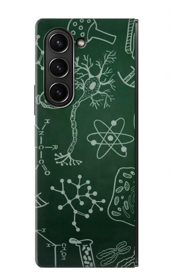 W3211 Science Green Board Case Cover Custodia e Flip Case per Samsung Galaxy Z Fold 5