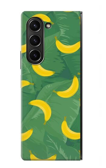 W3286 Banana Fruit Pattern Case Cover Custodia e Flip Case per Samsung Galaxy Z Fold 5