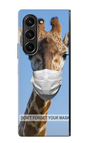 W3806 Funny Giraffe Case Cover Custodia e Flip Case per Samsung Galaxy Z Fold 5