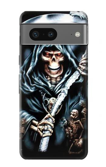 W0295 Grim Reaper Case Cover Custodia e Flip Case per Google Pixel 7a