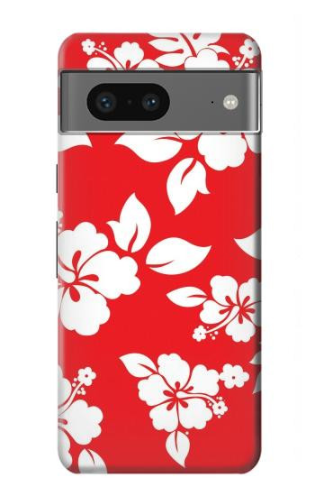 W1949 Hawaiian Hibiscus Pattern Case Cover Custodia e Flip Case per Google Pixel 7a