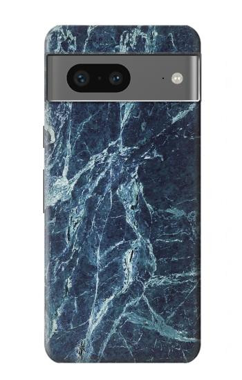 W2799 Light Blue Marble Stone Graphic Printed Case Cover Custodia e Flip Case per Google Pixel 7a