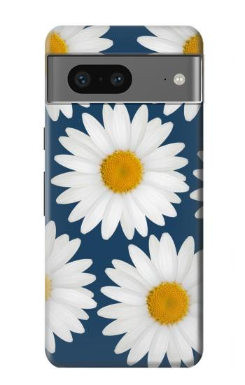 W3009 Daisy Blue Case Cover Custodia e Flip Case per Google Pixel 7a