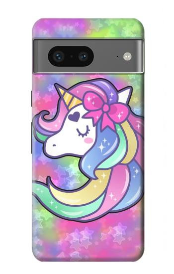 W3264 Pastel Unicorn Case Cover Custodia e Flip Case per Google Pixel 7a