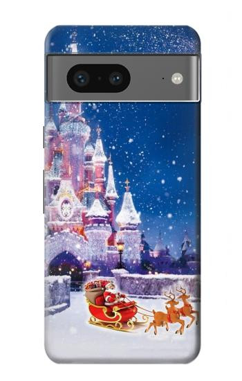 W3282 Santa Xmas Castle Case Cover Custodia e Flip Case per Google Pixel 7a