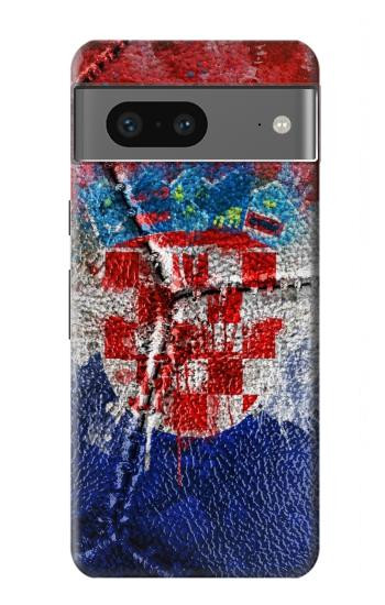 W3313 Croatia Flag Vintage Football Graphic Case Cover Custodia e Flip Case per Google Pixel 7a W3313 Croatia Flag Vintage Football Graphic Case Cover Custodia e Flip Case per Google Pixel 7a