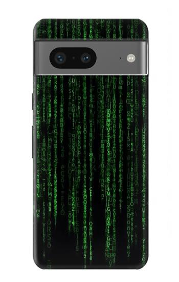 W3668 Binary Code Case Cover Custodia e Flip Case per Google Pixel 7a
