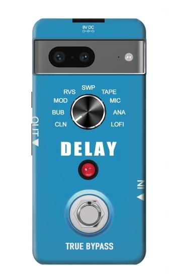 W3962 Guitar Analog Delay Graphic Case Cover Custodia e Flip Case per Google Pixel 7a