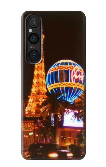W0893 Las Vegas Case Cover Custodia e Flip Case per Sony Xperia 1 V