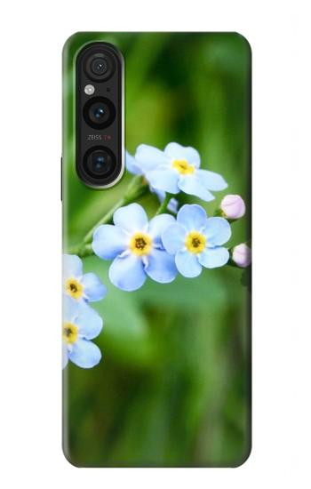 W1818 Forget Me Not Case Cover Custodia e Flip Case per Sony Xperia 1 V
