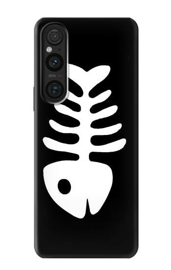 W2509 Fishbone Case Cover Custodia e Flip Case per Sony Xperia 1 V W2509 Fishbone Case Cover Custodia e Flip Case per Sony Xperia 1 V
