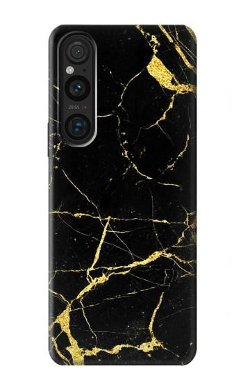 W2896 Gold Marble Graphic Printed Case Cover Custodia e Flip Case per Sony Xperia 1 V W2896 Gold Marble Graphic Printed Case Cover Custodia e Flip Case per Sony Xperia 1 V