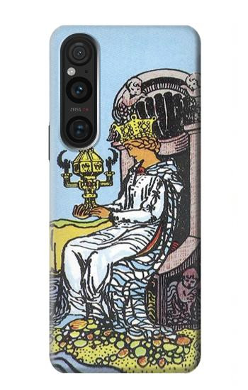 W3067 Tarot Card Queen of Cups Case Cover Custodia e Flip Case per Sony Xperia 1 V W3067 Tarot Card Queen of Cups Case Cover Custodia e Flip Case per Sony Xperia 1 V