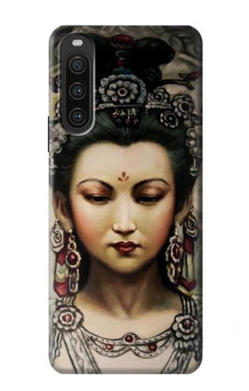 W0681 Guan Yin Case Cover Custodia e Flip Case per Sony Xperia 10 V W0681 Guan Yin Case Cover Custodia e Flip Case per Sony Xperia 10 V