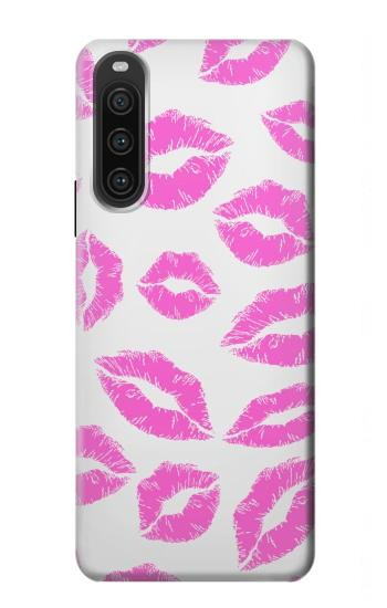 W2214 Pink Lips Kisses Case Cover Custodia e Flip Case per Sony Xperia 10 V W2214 Pink Lips Kisses Case Cover Custodia e Flip Case per Sony Xperia 10 V