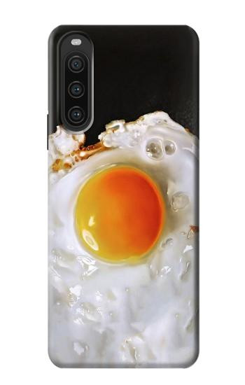 W2695 Fried Egg Case Cover Custodia e Flip Case per Sony Xperia 10 V