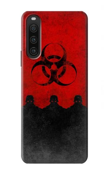 W2917 Biohazards Virus Red Alert Case Cover Custodia e Flip Case per Sony Xperia 10 V