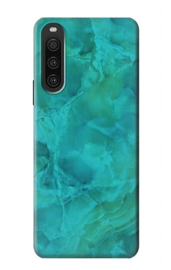 W3147 Aqua Marble Stone Case Cover Custodia e Flip Case per Sony Xperia 10 V W3147 Aqua Marble Stone Case Cover Custodia e Flip Case per Sony Xperia 10 V