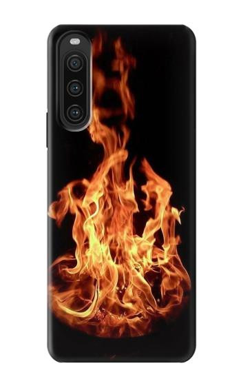 W3379 Fire Frame Case Cover Custodia e Flip Case per Sony Xperia 10 V