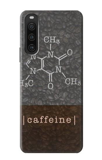 W3475 Caffeine Molecular Case Cover Custodia e Flip Case per Sony Xperia 10 V