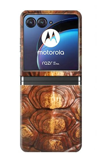 W0579 Turtle Carapace Case Cover Custodia e Flip Case per Motorola Razr 40 Ultra