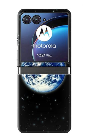 W2266 Earth Planet Space Star nebula Case Cover Custodia e Flip Case per Motorola Razr 40 Ultra W2266 Earth Planet Space Star nebula Case Cover Custodia e Flip Case per Motorola Razr 40 Ultra