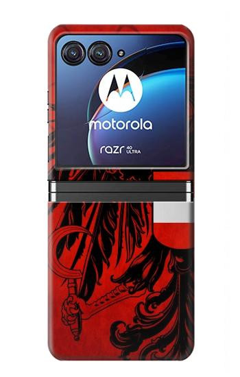 W3004 Austria Football Soccer Case Cover Custodia e Flip Case per Motorola Razr 40 Ultra