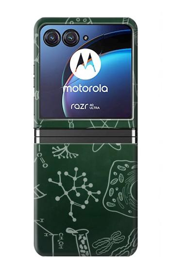 W3211 Science Green Board Case Cover Custodia e Flip Case per Motorola Razr 40 Ultra