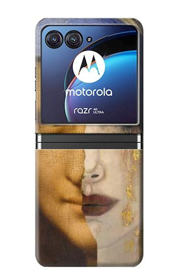 W3853 Mona Lisa Gustav Klimt Vermeer Case Cover Custodia e Flip Case per Motorola Razr 40 Ultra