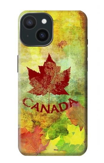 W2523 Canada Autumn Maple Leaf Case Cover Custodia e Flip Case per iPhone 15