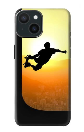 W2676 Extreme Skateboard Sunset Case Cover Custodia e Flip Case per iPhone 15