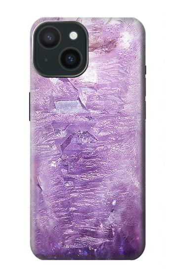 W2690 Amethyst Crystals Graphic Printed Case Cover Custodia e Flip Case per iPhone 15