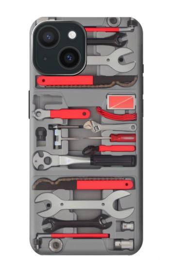 W3921 Bike Repair Tool Graphic Paint Case Cover Custodia e Flip Case per iPhone 15