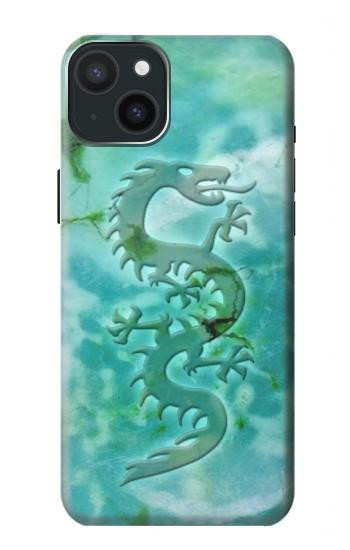 W2653 Dragon Green Turquoise Stone Graphic Case Cover Custodia e Flip Case per iPhone 15 Plus
