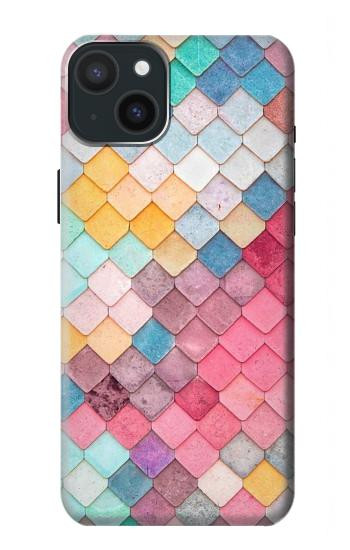 W2947 Candy Minimal Pastel Colors Case Cover Custodia e Flip Case per iPhone 15 Plus