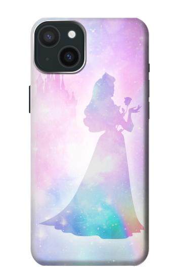 W2992 Princess Pastel Silhouette Case Cover Custodia e Flip Case per iPhone 15 Plus