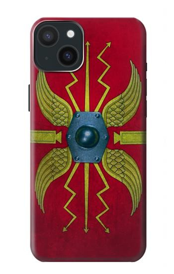 W3206 Roman Shield Scutum Case Cover Custodia e Flip Case per iPhone 15 Plus
