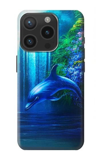 W0385 Dolphin Case Cover Custodia e Flip Case per iPhone 15 Pro