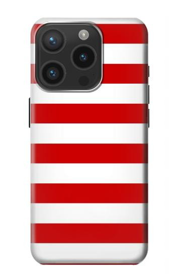 W2364 Red and White Striped Case Cover Custodia e Flip Case per iPhone 15 Pro W2364 Red and White Striped Case Cover Custodia e Flip Case per iPhone 15 Pro