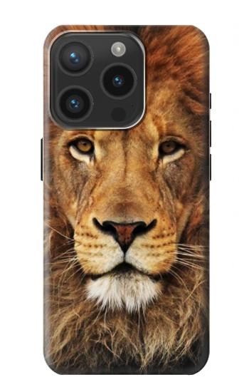 W2870 Lion King of Beasts Case Cover Custodia e Flip Case per iPhone 15 Pro