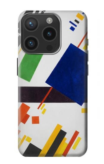 W3343 Kazimir Malevich Suprematist Composition Case Cover Custodia e Flip Case per iPhone 15 Pro