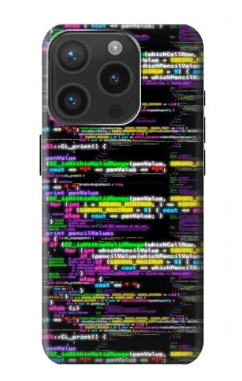 W3420 Coding Programmer Case Cover Custodia e Flip Case per iPhone 15 Pro