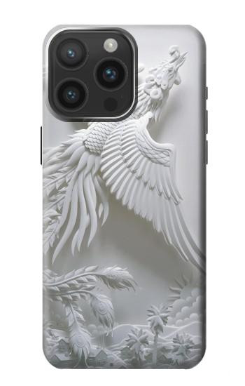 W0516 Phoenix Carving Case Cover Custodia e Flip Case per iPhone 15 Pro Max