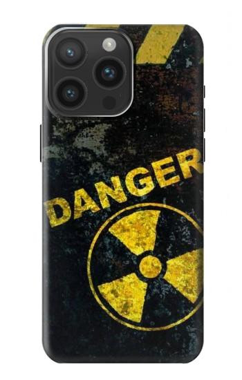 W3891 Nuclear Hazard Danger Case Cover Custodia e Flip Case per iPhone 15 Pro Max