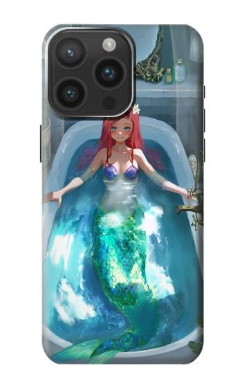 W3911 Cute Little Mermaid Aqua Spa Case Cover Custodia e Flip Case per iPhone 15 Pro Max