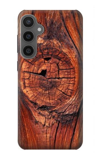 W0603 Wood Graphic Printed Case Cover Custodia e Flip Case per Samsung Galaxy S23 FE