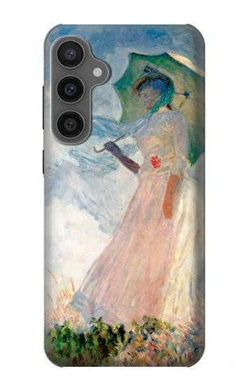 W0998 Claude Monet Woman with a Parasol Case Cover Custodia e Flip Case per Samsung Galaxy S23 FE
