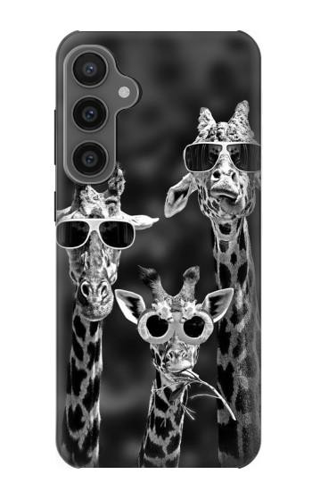 W2327 Giraffes With Sunglasses Case Cover Custodia e Flip Case per Samsung Galaxy S23 FE