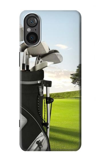 W0067 Golf Case Cover Custodia e Flip Case per Sony Xperia 5 V
