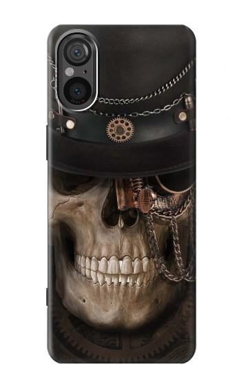 W3852 Steampunk Skull Case Cover Custodia e Flip Case per Sony Xperia 5 V W3852 Steampunk Skull Case Cover Custodia e Flip Case per Sony Xperia 5 V